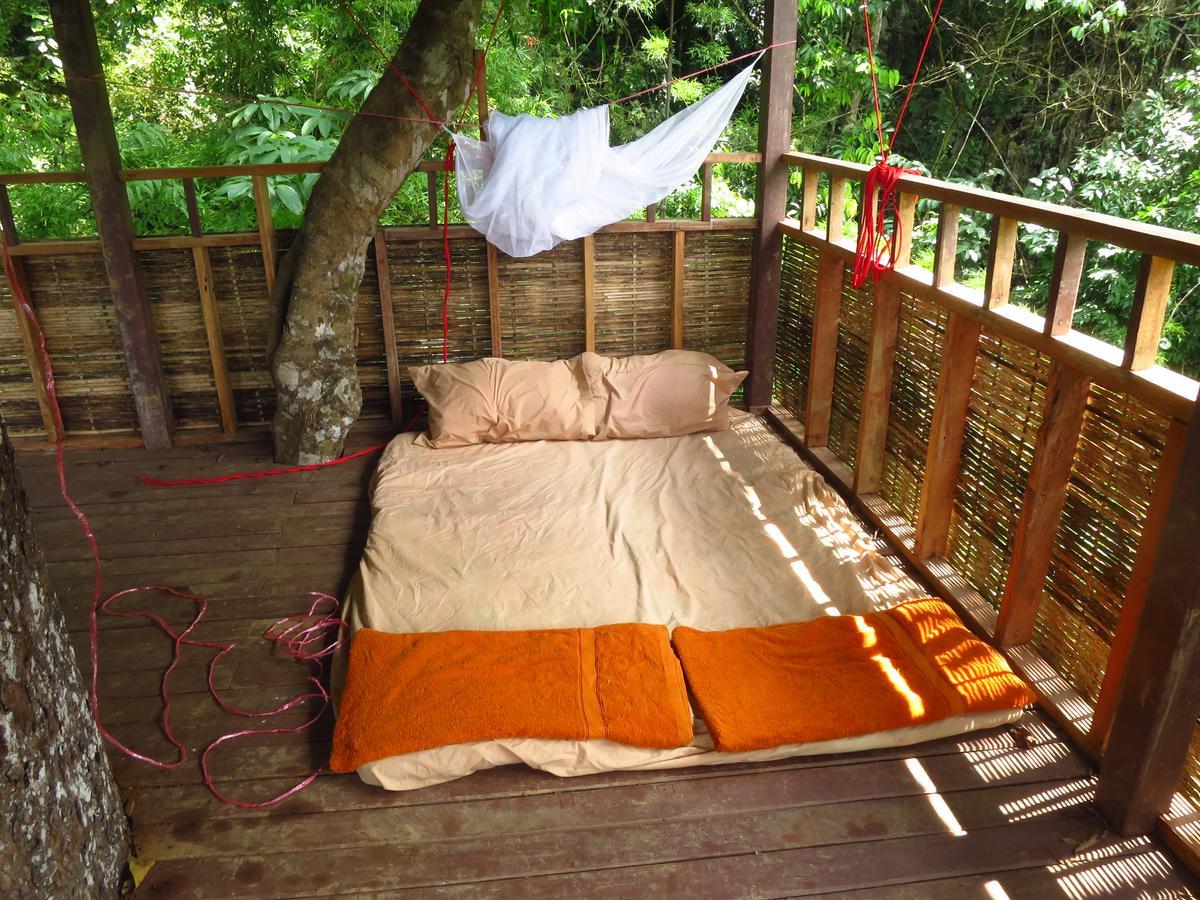 Elephant Adventure Village Tree House Vang Vieng Bagian luar foto