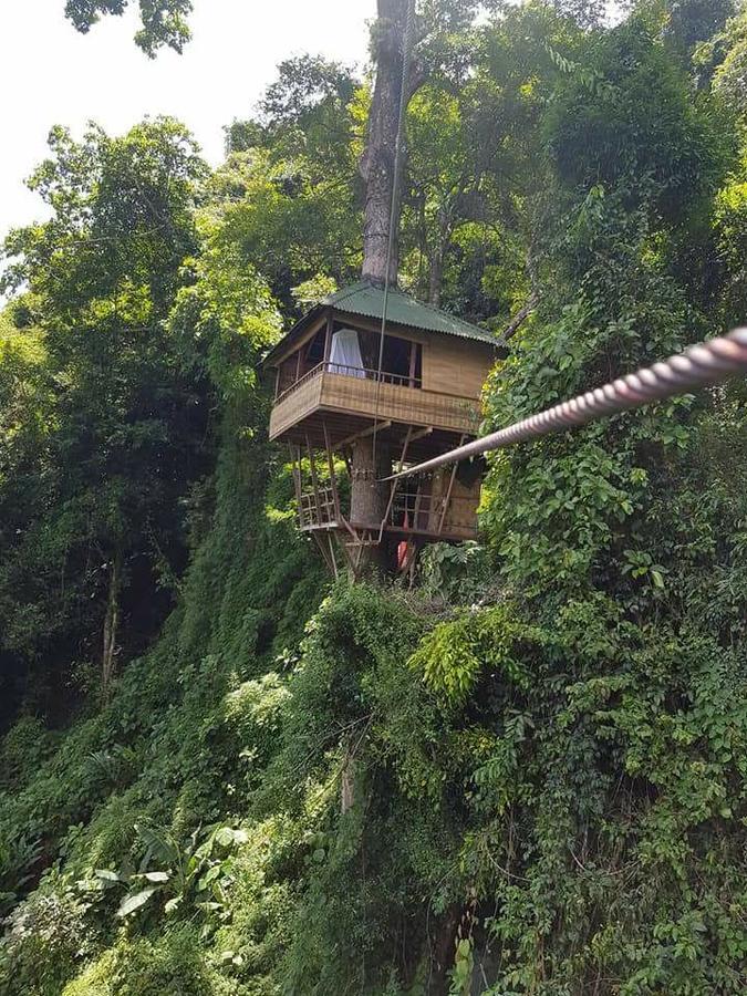 Elephant Adventure Village Tree House Vang Vieng Bagian luar foto