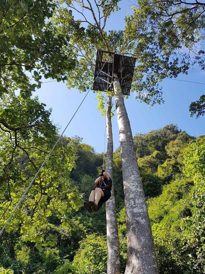 Elephant Adventure Village Tree House Vang Vieng Bagian luar foto