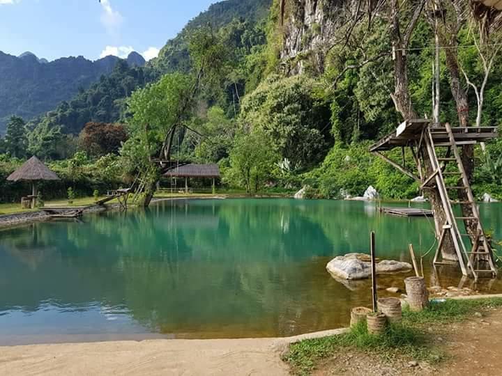 Elephant Adventure Village Tree House Vang Vieng Bagian luar foto